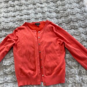 Women's The Limited Orange Cardigan Sweater